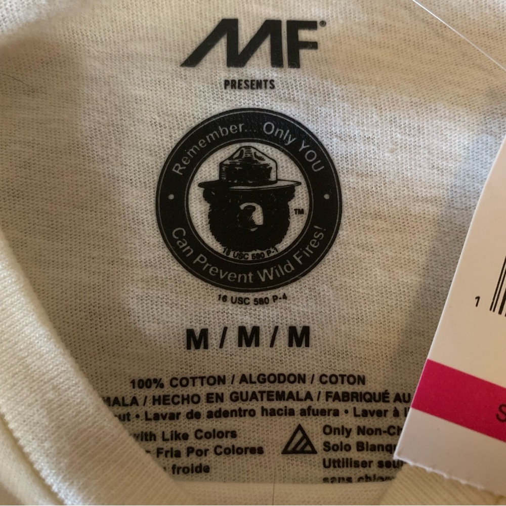 MF Brands Smokey The Bear T-shirt - Picture 3 of 3